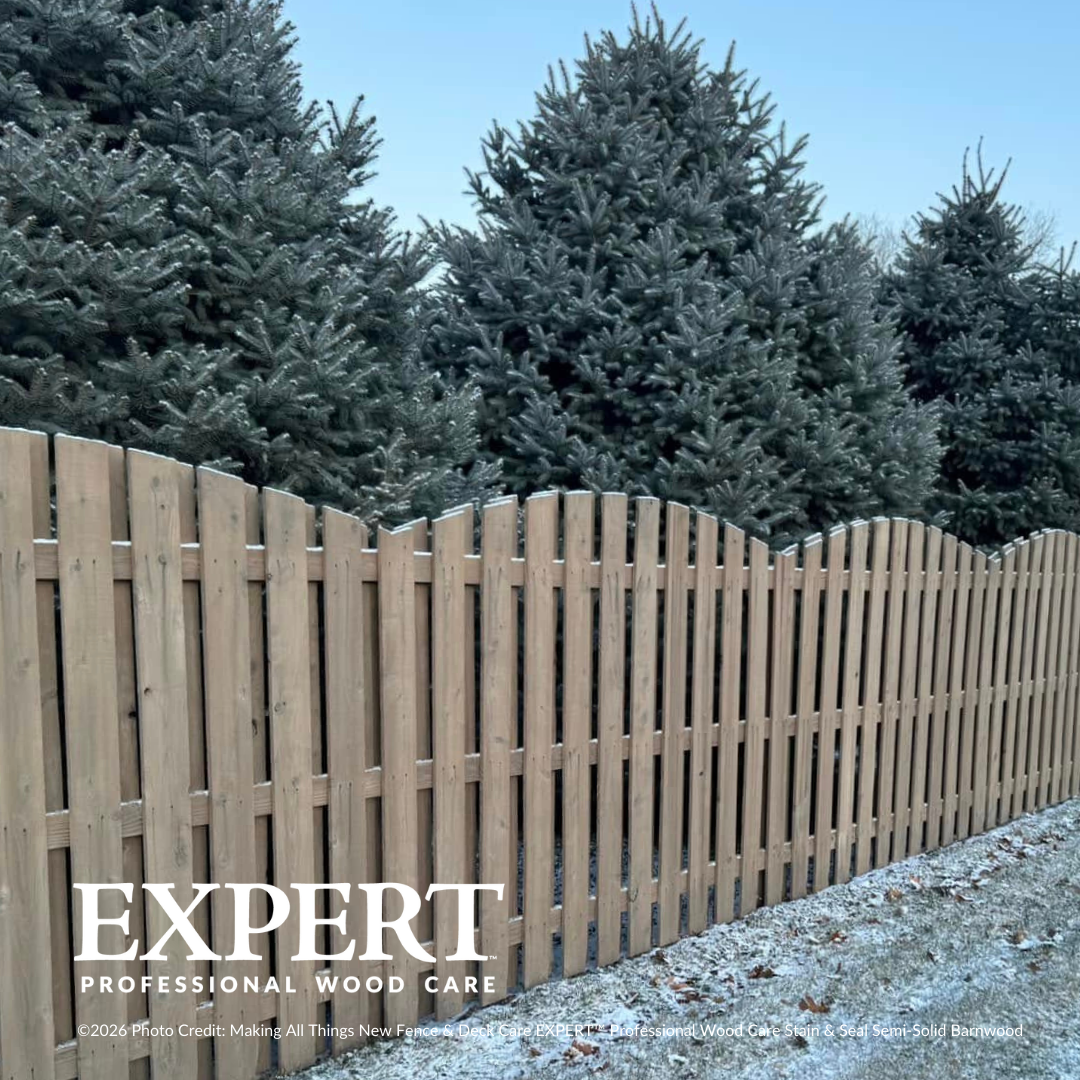 EXPERT Stain & Seal | Semi-Solid Fence, Deck and Wood Stain & Sealer