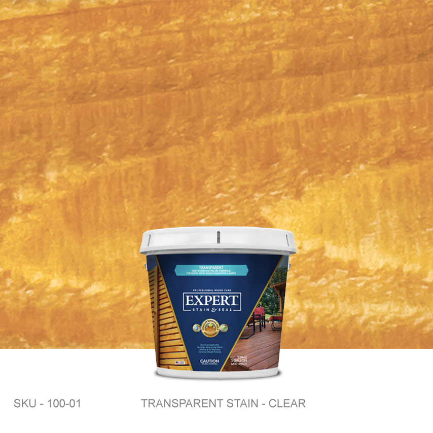 EXPERT Stain & Seal | Transparent Fence, Deck, and Wood Stain & Sealer