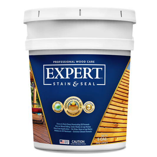 EXPERT Stain & Seal | Semi-Solid Fence, Deck and Wood Stain & Sealer