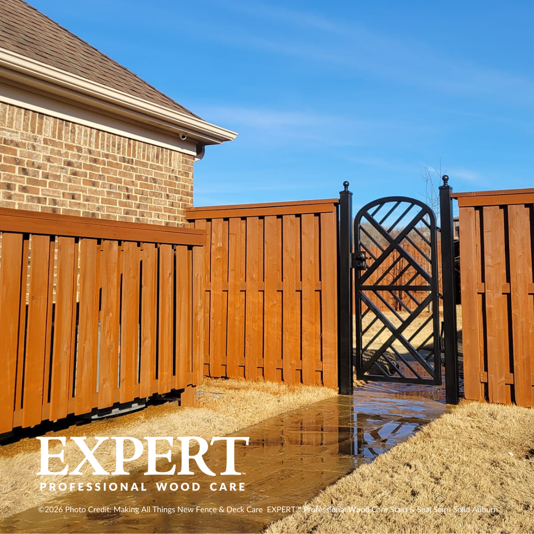 EXPERT Stain & Seal | Semi-Solid Fence, Deck and Wood Stain & Sealer