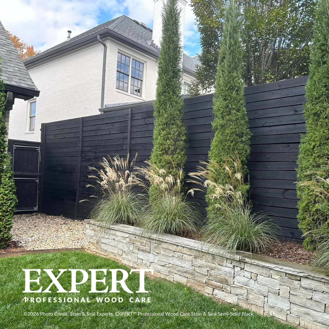 EXPERT Stain & Seal | Semi-Solid Fence, Deck and Wood Stain & Sealer