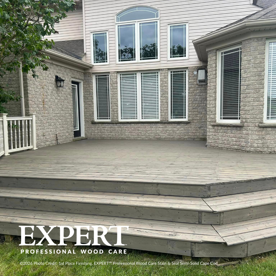 EXPERT Stain & Seal | Semi-Solid Fence, Deck and Wood Stain & Sealer