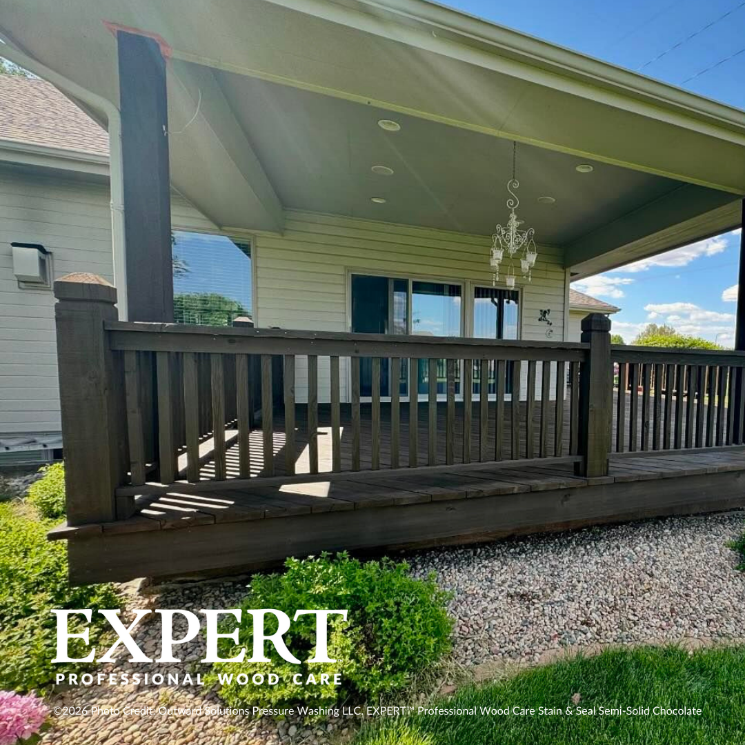 EXPERT Stain & Seal | Semi-Solid Fence, Deck and Wood Stain & Sealer