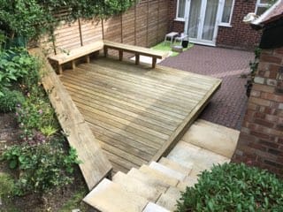 Southern Yellow pine deck 18