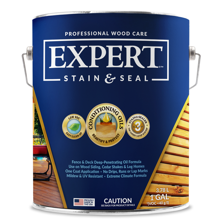 EXPERT Stain & Seal | Semi-Transparent Wood Stain & Sealer