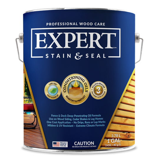 EXPERT Stain & Seal | Semi-Transparent Wood Stain & Sealer