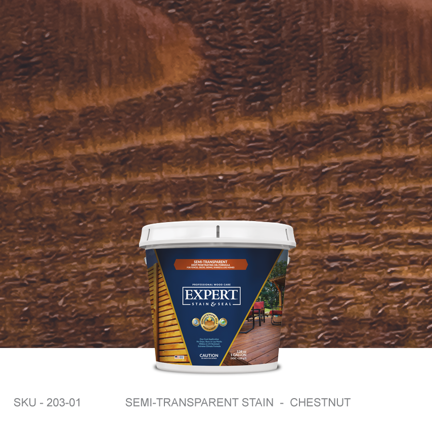 Semi-Transparent Wood Stain & Sealer - Stain & Seal Experts Store